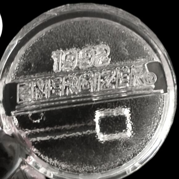 Energizer Bunny Ornament Vtg 1992 Christmas Clear Acrylic Promo Advertising. - Picture 7 of 16